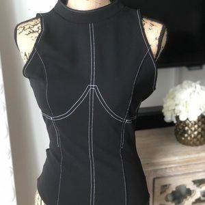 Sexy black fashion nova bodysuit